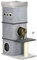 PawHut Barril Rascador para Gatos de 3 Niveles Altura 102 cm Torre para Gatos con Caseta de Fieltro Desmontable Poste de Sisal Cama y Bola de Juguete 60x40x102 cm Gris