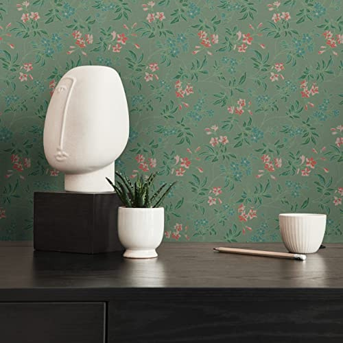 A.S. Création Architects Paper Art of Eden 390631 Non-Woven Floral Wallpaper 10.05 m x 0.53 m Made in Germany