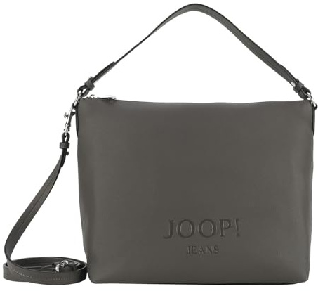 Joop! Schultertasche Lettera 1.0 Dalia Hobo Bag Darkgrey dunkelgrau
