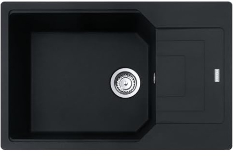 Franke Urban UBG 611-78L - Fregadero negro mate