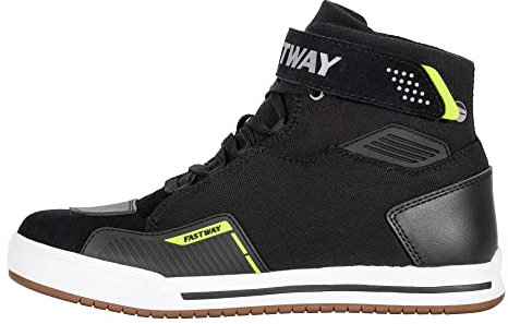 FAST WAY City Uni 221 Motorrad Schuhe Herren & Damen, Motorradschuhe mit CE Zertifizierung, Bequeme Motorradstiefel mit Schalthebel- & Knöchelverstärkung, Motorradschuhe Herren/Damen, Größe 47