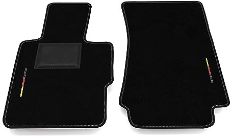 Fußmatten kompatibel mit BMW Z3 1995-2002 Deutschland Flagge Auto Fußmatten Kit Individuelle Auto Fußmatten Set Teppich Teppich Teppich Autoteppich