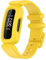 KAREN66 Ersatzbänder für Fitbit Inspire 2 Armband, Silikonarmband Wasserdichte Sportbänder Kompatibel mit Fitbit Inspire 2 Wechselarmband Damen Jungen Mädchen (Gelb)