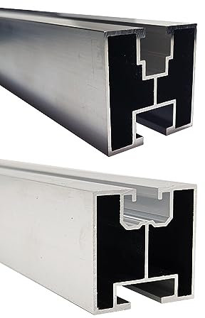 STOFFTEX Solar Schiene Solarschiene Solarprofil Montageschiene 120cm 1,2m Aluminiumprofil 0% §12Abs.3UStG Systemprofil PV Anlage Nut 8 10 40 Photovoltaik Solar Typ S & T Solarpanel