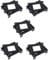 Oladfiop 5X Negro Plástico Soporte para Ventilador CPU Base Para El Socket 478