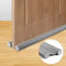 KEELYY Boudin de porte, 90 cm, double joint en polyuréthane, protection contre les courants d'air et le bruit