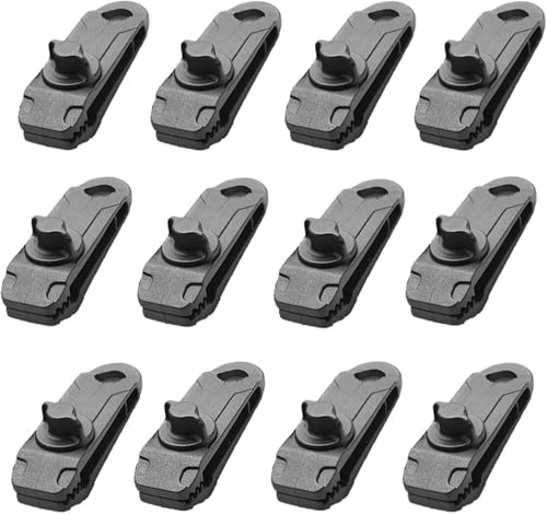 KEWAYO Planenklemmen, Heavy Duty Lock Grip Markise Zelt Klemmen Befestigungs Halter Set für Outdoor, Camping, Wohnwagen Vordächer, Pool, Autoabdeckungen