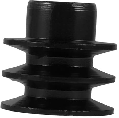 Angoily Mechanische Doppelnut Riemenscheibe Aus Gusseisen 20mm Welle Feste Bohrung Industrieanwendung Stabile Kraftübertragung Ersatzrolle Für Mechanische Geräte