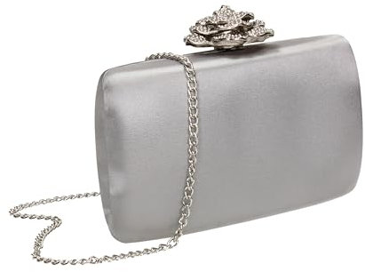 SwankySwans Rosie, Pochette Donna, Argento, One Size