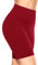 TNNZEET Radlerhose Damen Hohe Taille Kurze Sporthose Leggings Blickdicht Sommer Shorts Yoga Hose für Gym Sport (Rot,L-XL)