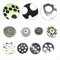 Accessorio per tritacarne n. 5, disco in acciaio inox, compatibile con Bosch e per attrezzature Bauknecht (4,5 mm)