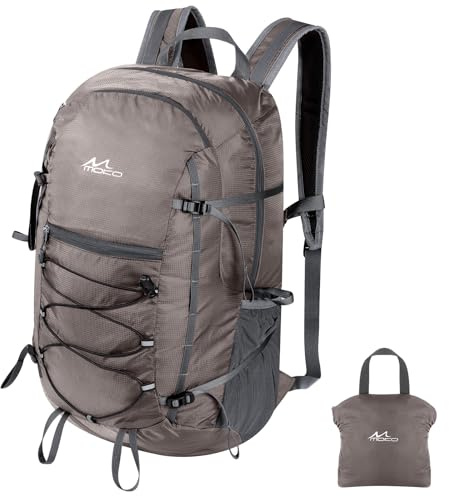 MoKo Wanderrucksack, 40L große Kapazität Camping Rucksack mit Mehreren Taschen, reißfeste Reise Tagesrucksack