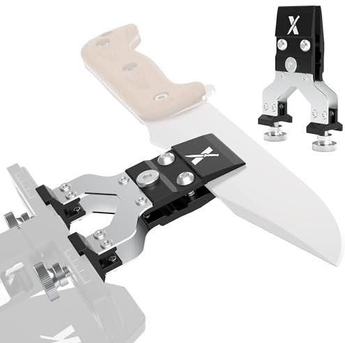 XARILK Center Y Clamp for GEN Knife Sharpening System | Adjustable clamp fits fixed-angle sharpeners,outdoor & hunting knives,Secure non-slip grip, stable blade holding