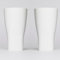 AIOS Tritan Renew Lot de 6 verres à bière incassables en plastique Blanc