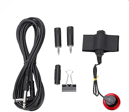 Changor Universal Piezo Transducer Mikrofon Pickup Hohe Empfindlichkeit Plug & Play Gitarre Ukulele Violine Cello Mandoline Instrumente Metall 3 Meter Kabel