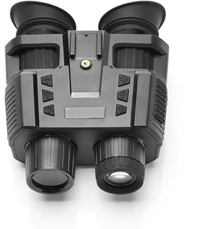 BINOCK Nachtsichtsgerät 4K, Night Vision Binoculars mit Kopfhalterung,6X Digitaler Zoom Infrarot Nachtsichtbrille, Fernglas mit Nachtsicht für Jagd Camping Beobachtung
