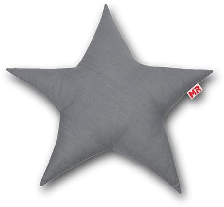 Martin Rütter – Hundespielzeug Stoffstern Grau 40cm – Stabiles Stoffkissen Spielzeug & Hundekissen ohne Quietscher – Dog Toys Kuscheltier & Stofftier für Hunde & Welpen – Robust & waschbar