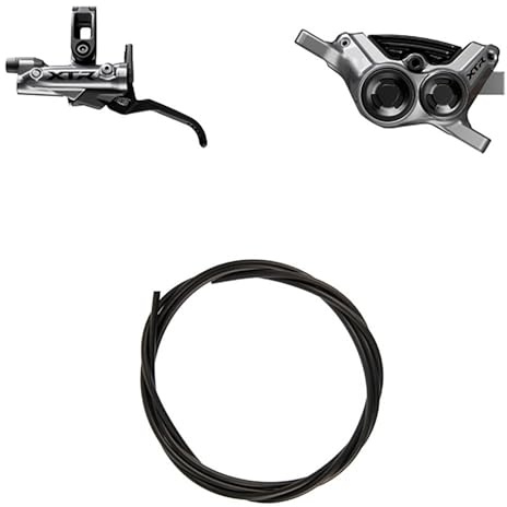 Shimano Disc Brake Set Front Black BL-M9220(L), BR-M9220(F) technisches Angelzubehör für kontrollierte Performance