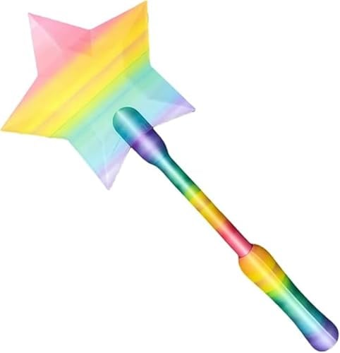 Star kontaktloser Zahlungsstab, 3D-gedruckter NFC-Bankkartenhalter, magisches Feen-Tap-to-Pay-Stick, Kartenhülle mit Aufbewahrungstasche, Festival- und Cosplay-Zubehör (Farbe schillernd)