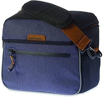 Basil Unisex Miles Lenkertasche, schwarz, 6 Liter