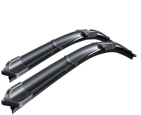 Mossa Escobillas limpiaparabrisas para la luna delantera adecuadas para Jeep Renegade (07.2014- ) - escobillas plana Premium