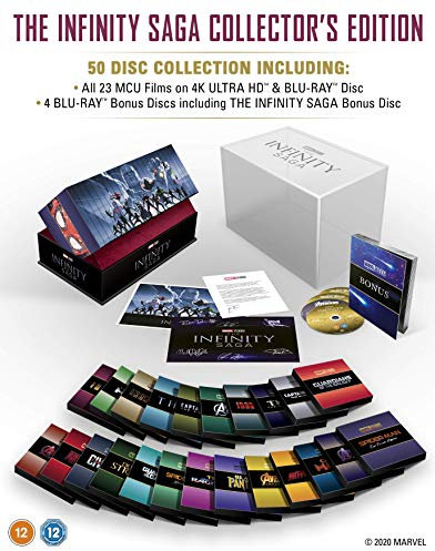 Marvel Studios: The Infinity Saga - Collector's Edition Complete Box Set 4k Ultra-HD [Blu-ray] [2020] [Region Free] [Amazon Exclusive]