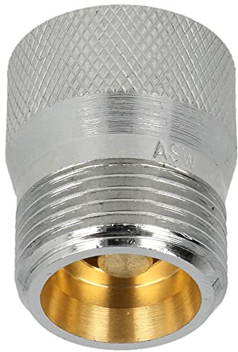Wasserstop Aquastop Schlauchplatzsicherung 3/4 TÜV und GS geprüft für Wasch- und Spülmaschinen Messing verchromt