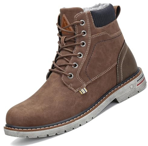 Mishansha Winterschuhe Herren Damen Winterstiefel Winterboots Gefüttert Wanderschuhe Barfußschuhe Winter Wasserdicht Schneestiefel Warme Schneeschuhe Kobicha,GR.41