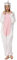 Joy Start Erwachsene Onesie Tier Pyjamas Unisex Karneval Halloween Cosplay Kostüm Nachtwäsche (Pink Unicorn, Small)