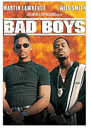 1995 Classic American Action Comedy Bad Boys Filmposter 5 Leinwand Poster Schlafzimmer Dekor Sport Landschaft Büro Raumdekor Geschenk Ungerahmt: 30 x 45 cm