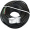 6x2x0,8mm Erdkabel mit hydrophobes Gel Elektrokabel, wasserdicht Fernmeldekabel, Steuerkabel für Magnetventil/Steuergerät, Telefonkabel (25M)