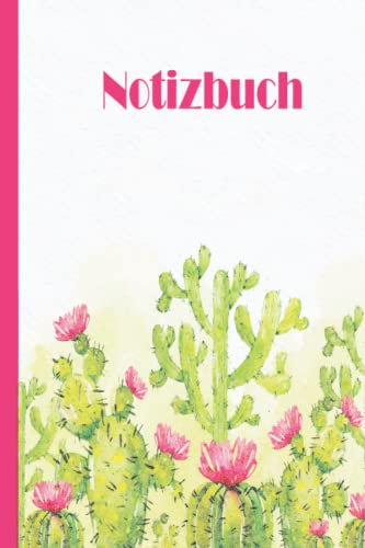 Kaktus Notizbuch: Kaktus Notizbuch, breites liniertes Notizbuch aus liniertem Papier für Schule, Studenten, Geschenk für Kinder, Jungen, Mädchen, Teenager, Kaktus Notizbuch, Kaktus Liebhaber