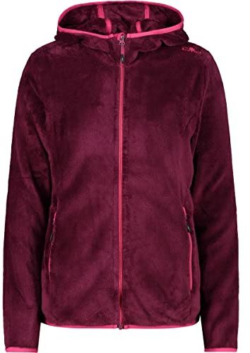 CMP Damen Damen-highloft-fleecejacke mit Fester Kapuze Jacket