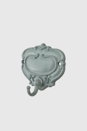 Jeanne d´Arc living Nostalgischer Wandhaken Alexis Haken Garderobenhaken in Antik Grau 6 x 7 cm