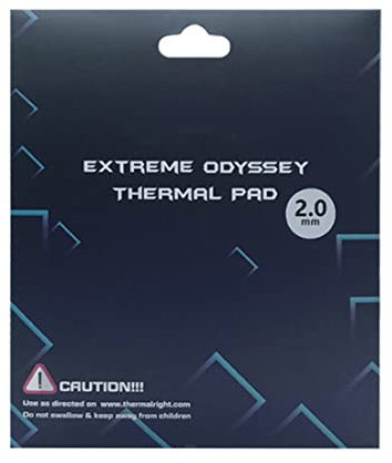 1 one enjoy Thermal Pad 12.8 W/mK, 120x120mm, Non Conductive Heat Resistance High Temperature Resistance, Silicone Thermal Pads for Laptop Heatsink/GPU/CPU/LED Cooler (2mm)