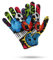 YUUKI Herren Handschuhe,Blau Cartoon Weiß Piano 3D-Muster Atmungsaktive Anti-Rutsch-Strick-Touchscreen-Handschuhe Mit Manschette Für Damen Herren Outdoor-Lauf-Thermohandschuhe