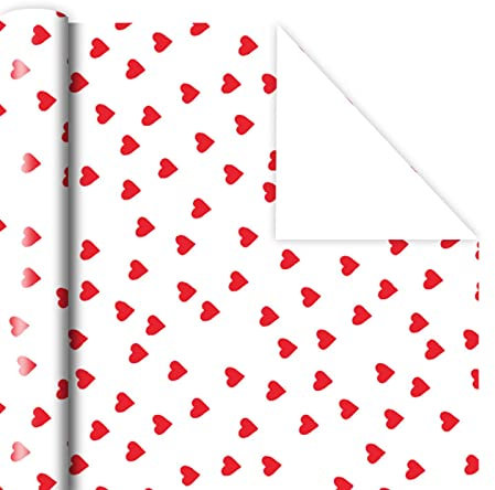 MaNMaNing 1 STÜCK Verpackung 80g Valentinstag Papier Papier Geschenk Beschichtetes Valentinstag Papier Geschenkpapier Geschenk Tag Party Papier Geschenk Tag Wohnkultur Valentinstag (A, One Size)