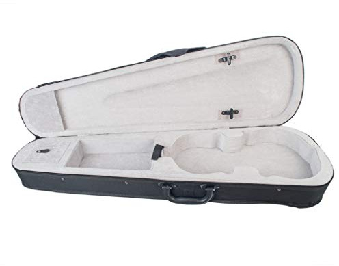 PURPLLE Violin Case 1/2 Size Professional Triangular Shape Violin Hard Case -Silver Inside Violin Parts New