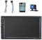 ZEZA 7018B - Registratore radio universale 7-2 DIN, lettore stereo touch screen, lettore multimediale MP5, con fotocamera
