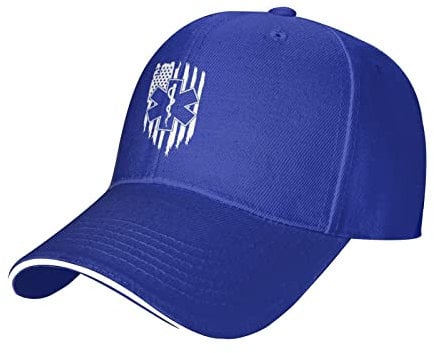 IUBBKI Amerikanische Flagge EMS Star of Life EMTMedic Verstellbare Sandwich-Schirmmütze Outdoor-Sport-Baseballmütze Trucker Cap