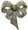 Damen Strass Brosche Schwarze Strass Brosche Mit Großer Schleife Retro Blumenbrosche Corsage Damenschmuck Retro Goldene Große Schleife