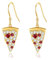 Pizza-Ohrringe, 925er-Sterlingsilber, Pizza-Ohrringe, Pizza-Liebhaber, Schmuck, Geschenke für Frauen und Mädchen