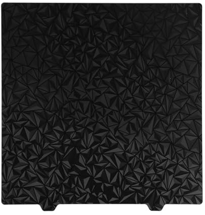 Elprico 3D-Drucker PET-PEI-Bauplatte, 310 X 310 Mm Doppelseitige PEI-Platte, Kompatibel mit CR10, X40 IDEX, KP5L (Stahlplatte)