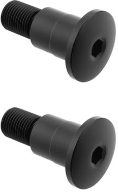 eMagTech 2 Stück CNC-Adapter für Motorradlenker Lenkerendenspiegel Adapter aus Aluminiumlegierung Kompatibel mit Yamaha MT125 MT07 MT09 MT10 XSR700 XSR900