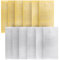 12 Blatt Wachsbuchstaben für Kerzen Wachsbuchstaben Buchstaben Aufkleber mit Zahlen Buchstaben sticker Klebebuchstaben für Taufe Kommunion Hochzeit Fotoalbum Scrapbook Gold Silber