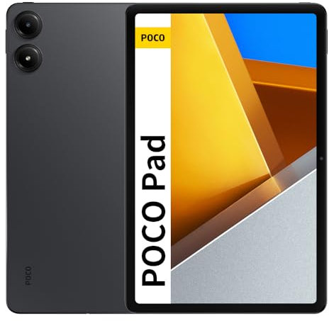 Xiaomi Poco Pad Tablet 12.1 120Hz Buttery Smooth Display,8+256GB 2024 Android Tablet con 1600 * 2560 Resolución 10000mAh Batería 33W Fast Charge WiFi Pad, Gris