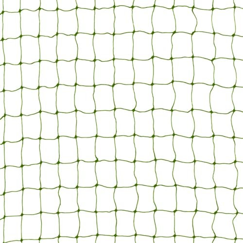 ALLEGRA Katzennetz für Balkon und Fenster, Größen (mit Drahtverstärkung möglich), Balkonnetz, Sicherheitsnetz (olivgrün (drahtverstärkt), 3x4m)