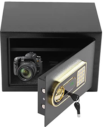 22L/30L Digitaler Safe Tresor Feuerfest mit Feuerfester Wasserdicht Geldtasche Großer Heimtresor Möbeltresor mit Innenschrank Tresor Feuerfest Wasserdicht für Bargeld Schmuck A4 Dokumente (22L)