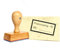 Dekolando Postcrossing Stempel - Postcrosser ID Nummer Postkarten abstempeln Holzstempel mit Griff 40 x 20 mm (Postcrossing ID Briefmarke)