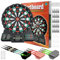 Jeu de flechettes électronique Adulte Cible de Fléchettes Électronique en Tête de Colle Souple avec 9 Fléchettes et, 18 Jeux de et Plus de 159 Variantes,Jeu fléchettes électrique Professionnel